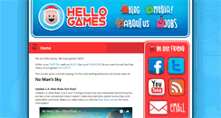 Desktop Screenshot of hellogames.org